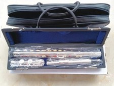 JUPIT ER JFL-511ES 16 Holes Closed C Key Flute Cupronickel Silvering with Case