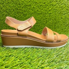 Cole Haan OriginalGrand Peyton Womens Size 7 Brown Classic Flatform Sandals