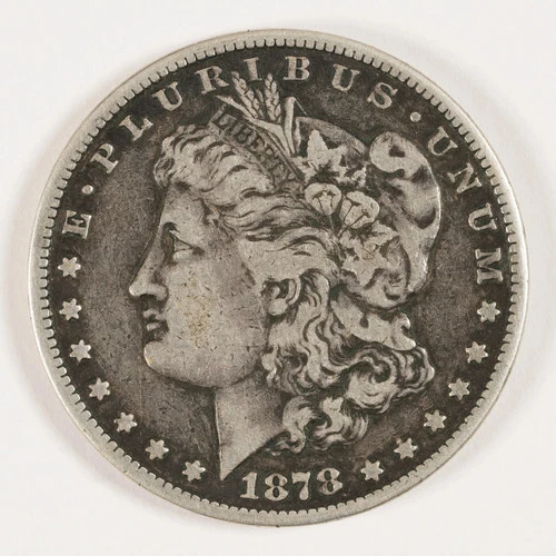 1878-CC Morgan Dollar $1 Carson City VF Details 31415