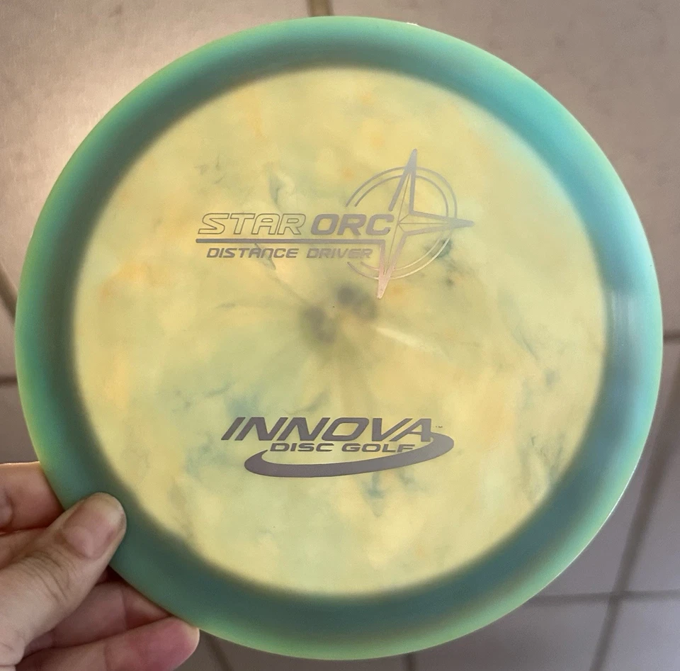 Innova PFN Star Orc, Dreamy Swirls, Patent #, Penned Disc Golf Driver - Image 3 of 3