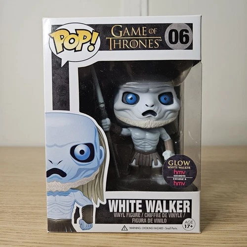 Funko Pop White Walker Game of Thrones #06 2012 HMV EXCLUSIVE GLOW IN THE DARK