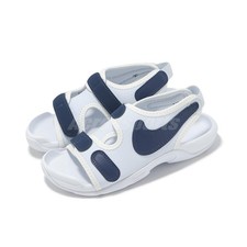 Nike Sunray Adjust 6 PS Football Grey Navy Kids Preschool Sandal DX5545-003