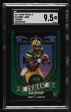 2021 Panini Prizm Draft Picks Crusade Green Trey Lance #164 SGC 9.5 Mint+ 0i76