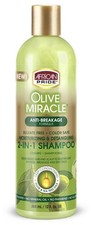 African Pride Olive Miracle 2-in-1 Shampoo - 12 fl oz 355 ml 