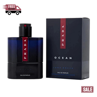 Prada Luna Rossa Ocean Eau de Parfum for Men 3.3 oz / 100ml Cologne Spray