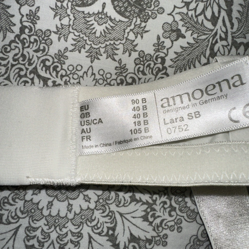 3 Amoena Women's Mastectomy Bras 40B NWT BEIGE WHITE FUSCHIA - Image 4 of 4