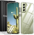 Rayboen S21 FE 5G Case Soft Screen Protector Crystal Clear Shockproof Slim Cover