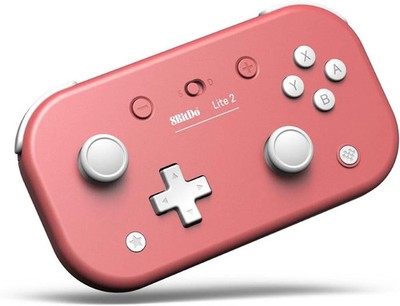 8BITDO LITE 2 BLUETOOTH GAMEPAD PINK SWITCH/ANDROID/RASPBERRY PI/APPLE NEU