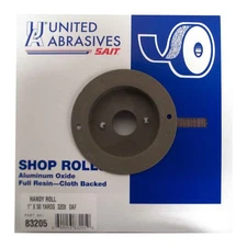 United Abrasives 83205 1" x 50 Yards Aluminum Oxide Handy Shop Rolls 320 Grit