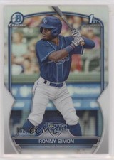 2023 Bowman Chrome Prospects Refractor 162/499 Ronny Simon #BCP-112 0c3e