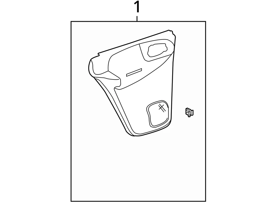 Panel Chevrolet Trailblazer 2004 15101263 - nuevo fabricante de equipos originales 15101263 Foto 3 de 3