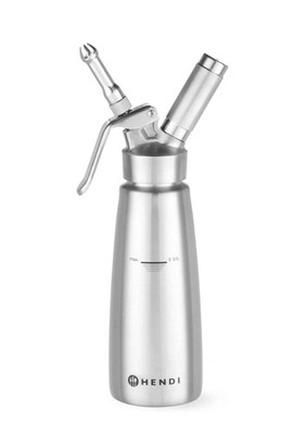 Hendi Sahne-Spender aus Edelstahl 1 Liter Silber NEU
