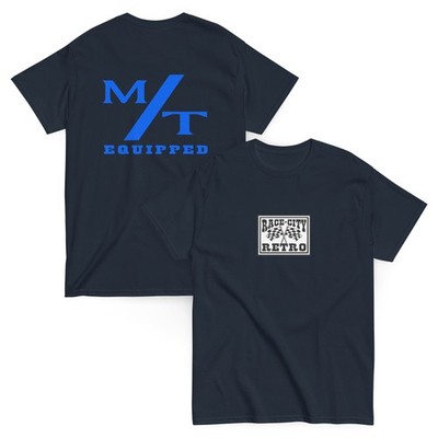 M/T EQUIPPED TWO SIDED T SHIRT by RACE CITY RETRO