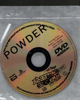 Powder (1995) DVD *DISC ONLY* = REGION 1 - Mary Steenburgen
