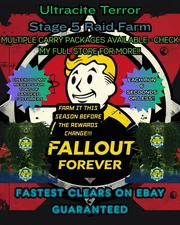 Fallout 76 {PC} Raid Farm-Stage 5 Ultracite Terror 50X