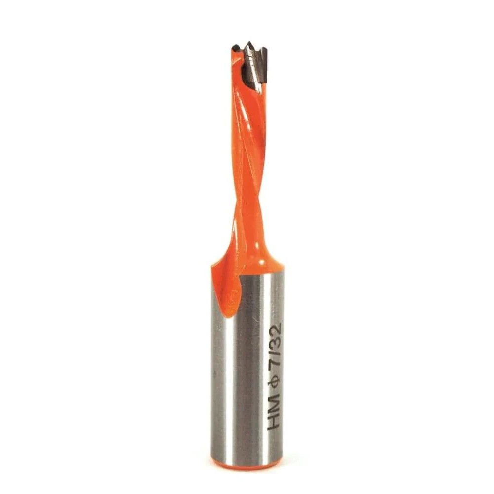 Whiteside DB218-57LH Left Hand Brad Point Dowel Drill 7/32"CD, 57mmOAL