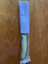 THE PAMPERED CHEF Color Coated Tomato Knife #1064 Green in Package