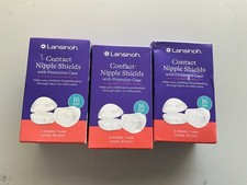 Lansinoh Contact Nipple Shields with Protective Case 3 packs