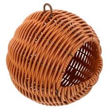 Cozy Cage Hanging Bird Nest Parakeet Bird's Ornament Hand-woven House