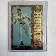 1994 Upper Deck Baseball Card  #24 Alex Rodriguez Rookie Seattle Mariners NM