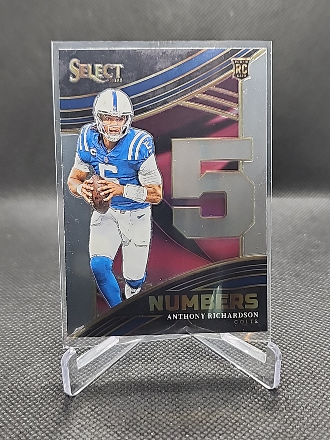 2023 Panini Select - Select Numbers Anthony Richardson #NMB-ARI (RC)