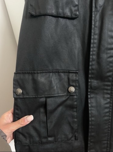 Chaqueta utilitaria Peter Werth vintage efecto cera para hombre UK L - Imagen 3 de 17
