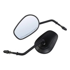 Matte Black Sportster Mirrors for Harley Rear View Mirror for Road King Street