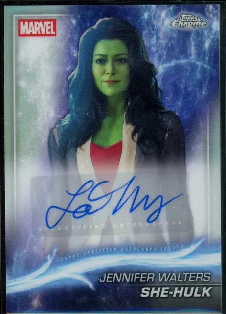 2025 Topps Chrome Jennifer Walters / She-Hulk Marvel Studios Autogramm