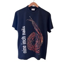 Vintage Nine Inch Nails Further Down The Spiral Album 1994 T-Shirt Large REPRINT
