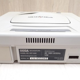 Sega Saturn console white bundle with 5 Games & 2 controllers Japanese HST-3220