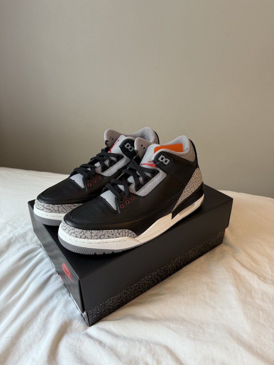 NIKE AIR JORDAN 3 RETRO BLACK CEMENT
