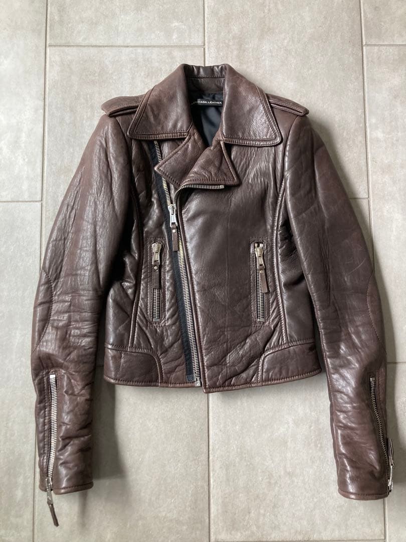USED [BEAUTIFUL CONDITION] BALENCIAGA LEATHER JACKET RIDERS ACCEPTABLE
