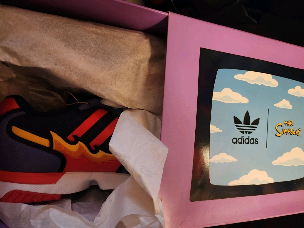 The Simpsons x adidas ZX 1000 Flaming Moe's for Sale