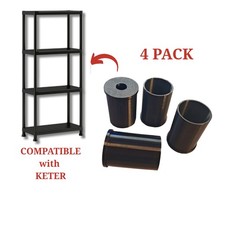 4X Replacement Feet For Keter Sigma Plastic Racking Shelving Storage Unit 42mm