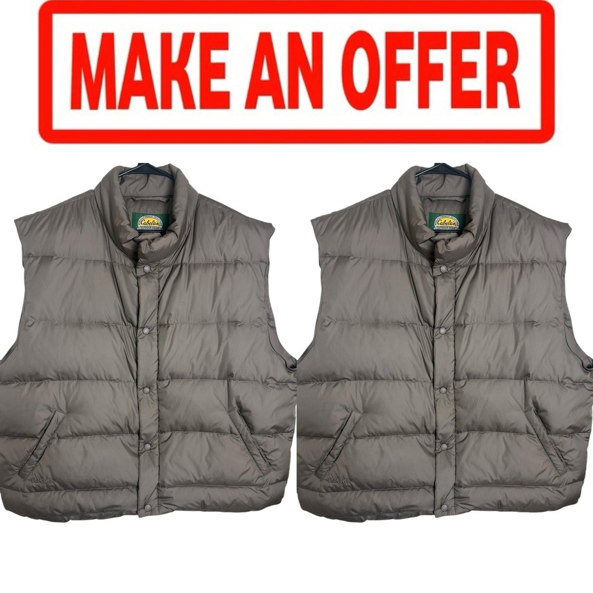ジャケット・アウター Cabelas down vest Cabelas Premier Northern Goose Down Puffer Vest Womens Size