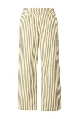 Studio Untold Damen große Größen Streifenhose Wide Legs Elastikbund 839623