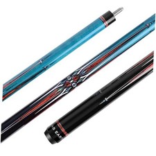 36 Inch/ 42 Inch/ 48 Inch Short Pool Cue Stick for Kids, Canadian Blue 48"