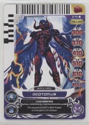 2013 Saban's Power Rangers - Action Card Game Ocotomus #2-111
