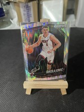 2024-25 Prizm Black Nikola Jovic Skewed Prizm 5/249 jeresy number #194 Heat LE18