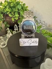 Vintage Timex Digital LCD Silver Tone Watch With Pixel Blue Dial