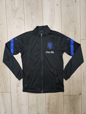 NETHERLANDS 2020 TRAINING FOOTBALL JACKET HOLLAND SOCCER JACKET ZIP S NIKE