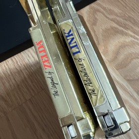 Lot of 2 Nintendo NES Games Legend of Zelda 1 & 2 Tested & Works!