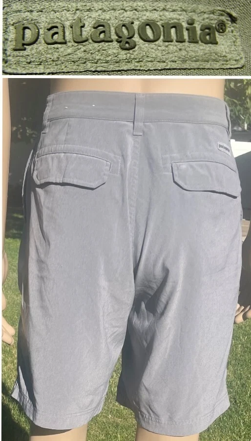 vtg PATAGONIA 10" transit shorts quick dry stretch hiking travel mens 30 small