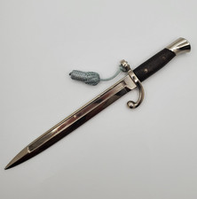 German Miniature Dress Knife Letter Opener w/ Portepee 8 1/8" Non-Mag Original
