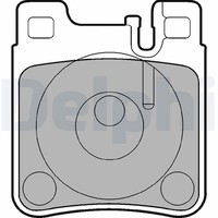 Delphi Bremsbelagsatz, Scheibenbremse Hinterachse U.A. FüR Chrysler