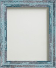 Frame Company Lynton Rustic Blue, 8x6 Zoll, bestückt mit Plexiglas