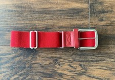 Boys Mizuno Red Baseball Belt Youth One Size Fits Most