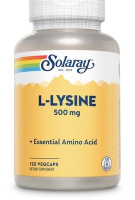 Solaray Free-Form L-Lysine 500mg Solaray 120 Caps