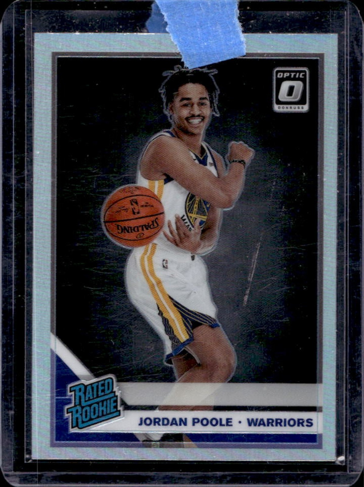 2019-20 Donruss Optic Jordan Poole Holo Rookie RC #169 Warriors