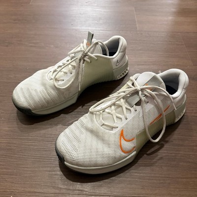 Nike Metcon 9 Mens 13 White/Lt Silver/Bright Mandarin DZ2617-101